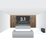 3.1 Wireless Surround Sound Cinema Kit - With WiSA SoundSend