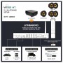 5.1 Wireless In-Ceiling Surround Sound Cinema Kit - With WiSA Cinema Hub