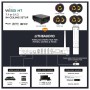 7.1 Wireless In-Ceiling Surround Sound Cinema Kit - With WiSA Cinema Hub