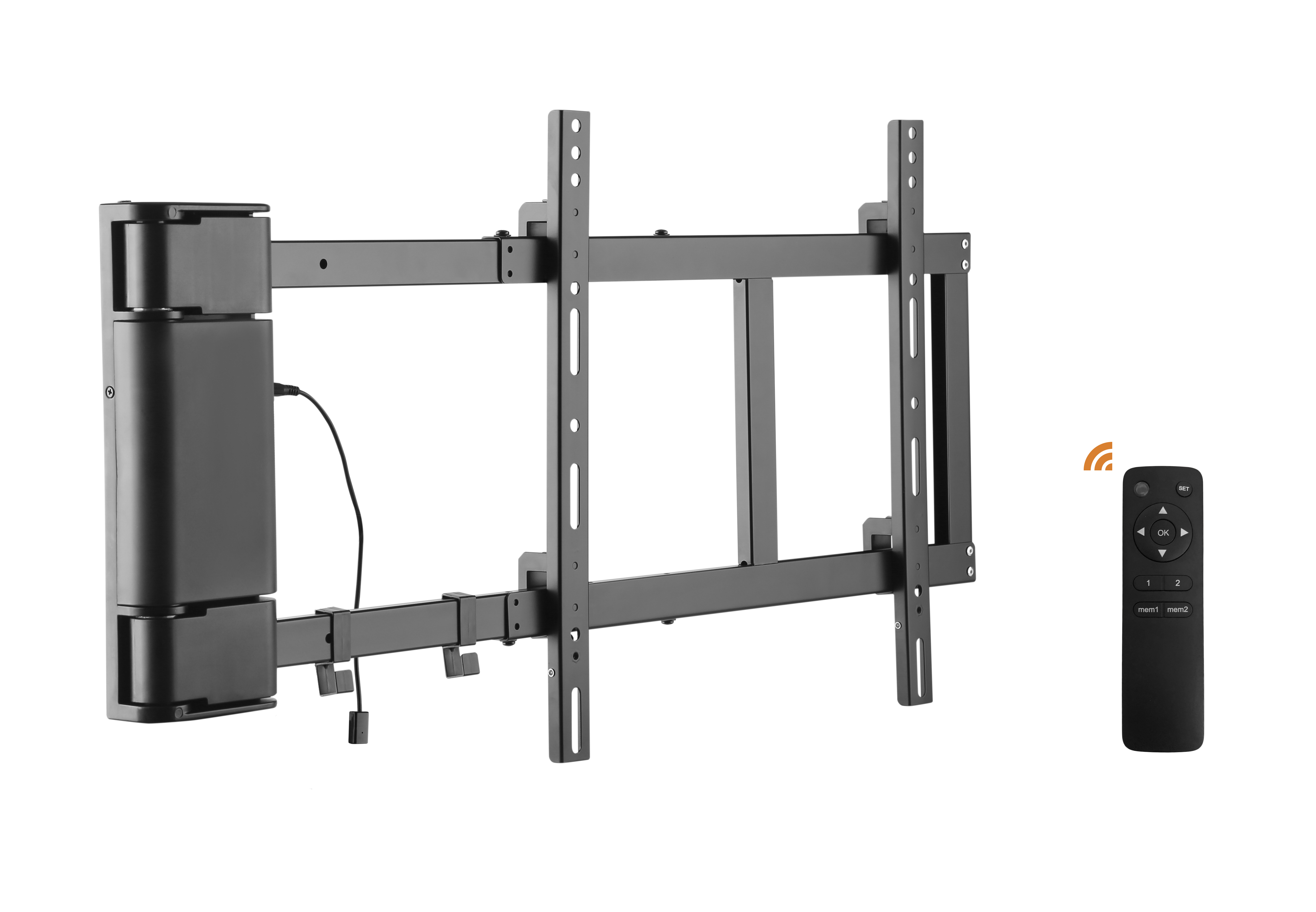 Remote Control Motorised 90 Deg Wall Mount 32 60 Lithe Audio Ltd