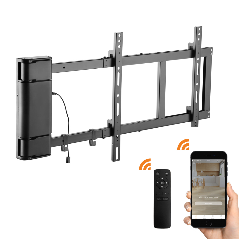 Motorised 90 Deg Wall Mount 32 60 Remote And App Control